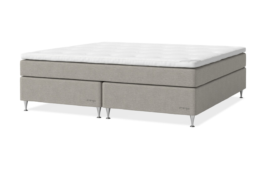 Energy Comfort - Kontinentalsäng, dubbelsäng med bäddmadrass Energy Comfort - Beige