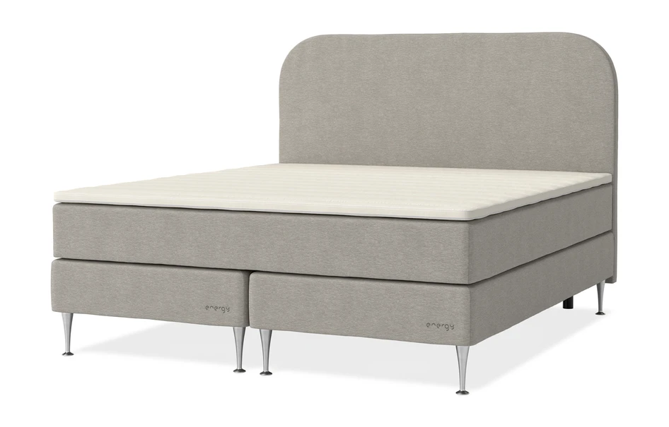 Energy Plus Exclusive - Kontinentalsäng, dubbelsäng med bäddmadrass Aktsam - Beige