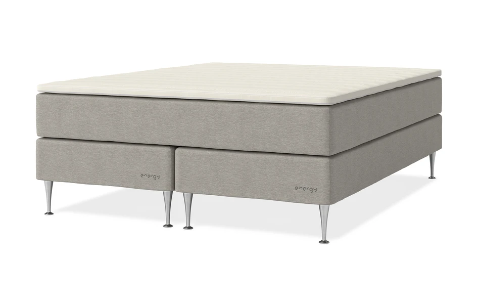 Energy Plus Exclusive - Kontinentalsäng, dubbelsäng med bäddmadrass Aktsam - Beige