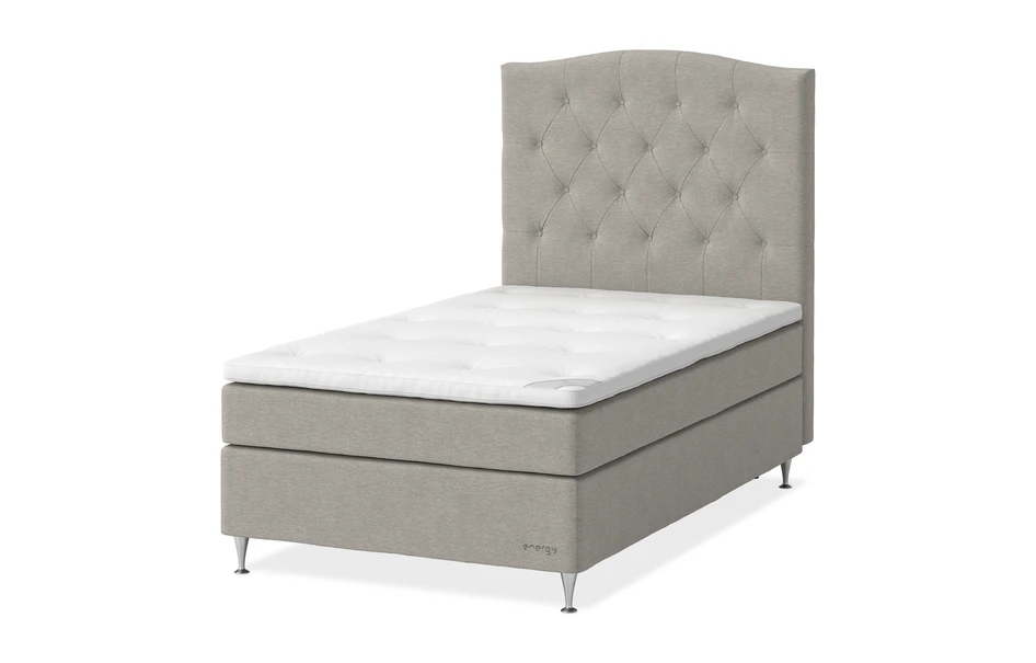 Energy Comfort - Kontinentalsäng, enkelsäng med bäddmadrass Energy Comfort - Beige
