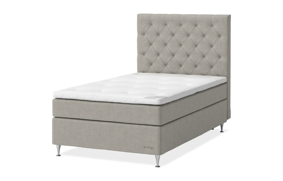 Energy Comfort - Kontinentalsäng, enkelsäng med bäddmadrass Energy Comfort - Beige