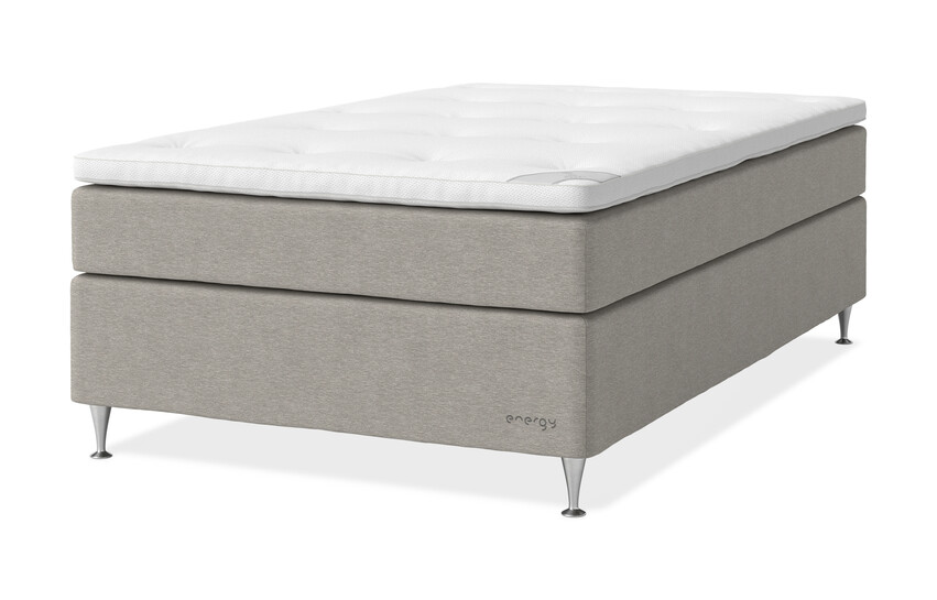 Energy Comfort - Kontinentalsäng, enkelsäng med bäddmadrass Energy Comfort - Beige