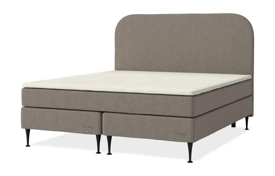 Energy Plus Comfort - Kontinentalsäng, dubbelsäng med bäddmadrass Aktsam - Brun