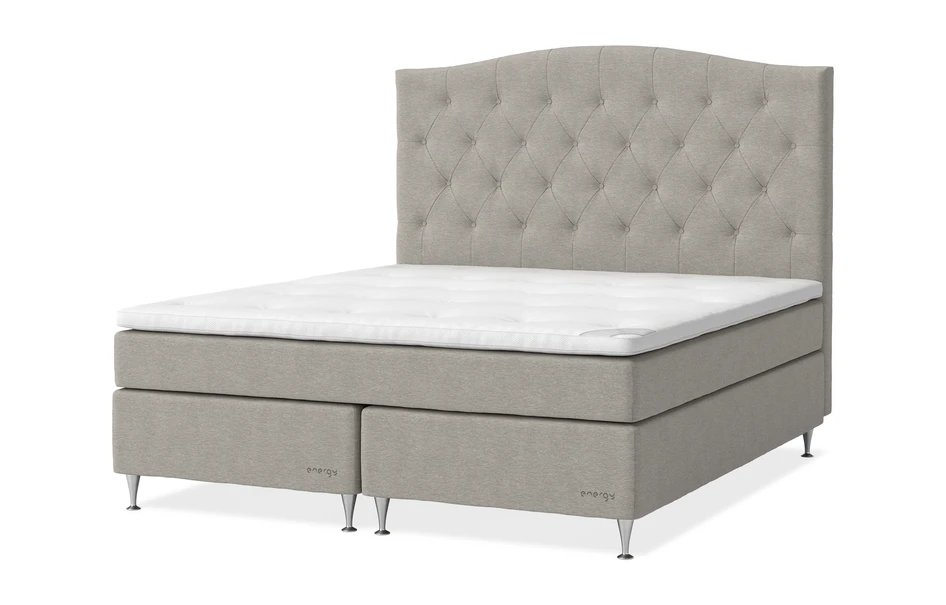 Energy Comfort - Kontinentalsäng, dubbelsäng med bäddmadrass Energy Comfort - Beige