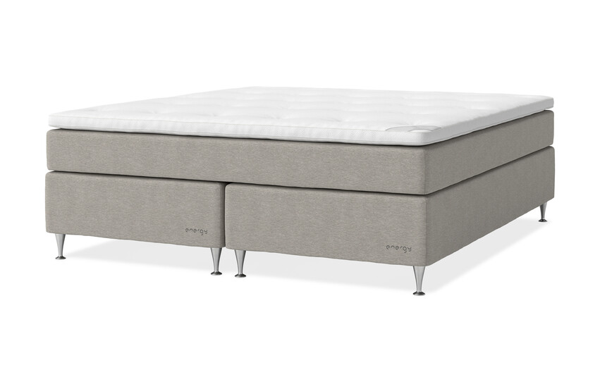 Energy Comfort - Kontinentalsäng, dubbelsäng med bäddmadrass Energy Comfort - Beige
