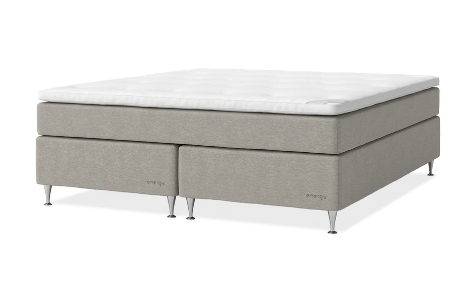 Energy Comfort - Kontinentalsäng, dubbelsäng med bäddmadrass Energy Comfort - Beige