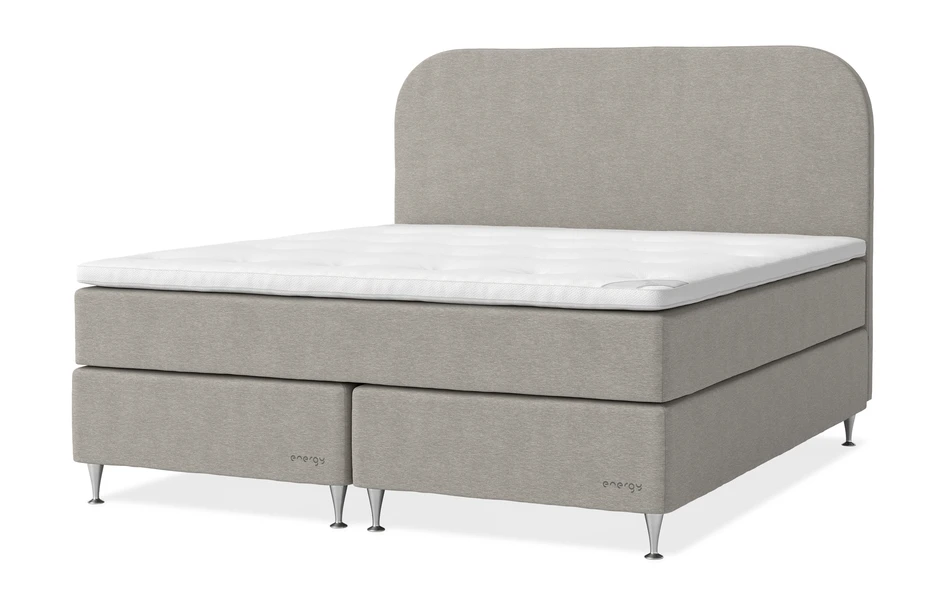 Energy Exclusive - Kontinentalsäng, dubbelsäng med bäddmadrass Energy Exclusive - Beige