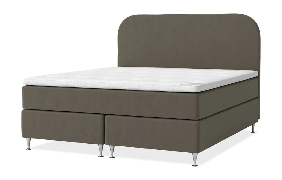 Energy Exclusive - Kontinentalsäng, dubbelsäng med bäddmadrass Energy Exclusive - Brun