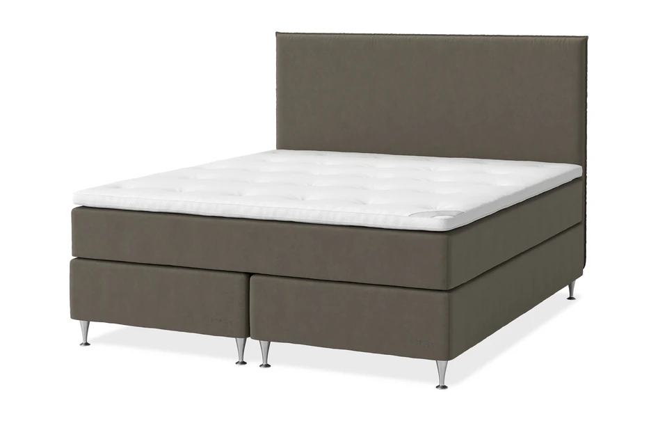 Energy Exclusive - Kontinentalsäng, dubbelsäng med bäddmadrass Energy Exclusive - Brun