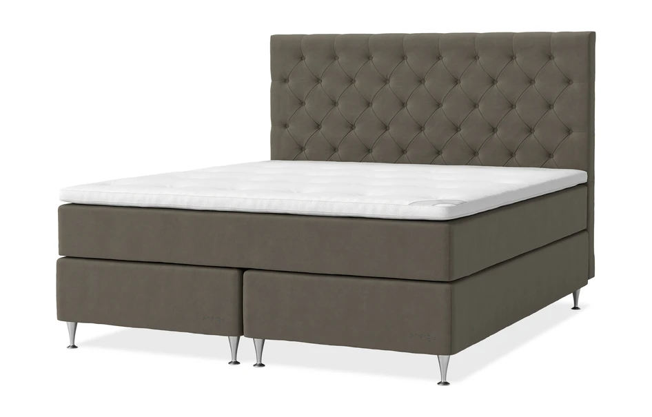 Energy Exclusive - Kontinentalsäng, dubbelsäng med bäddmadrass Energy Exclusive - Brun