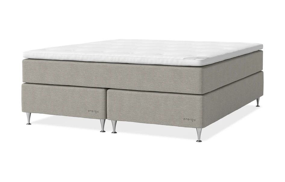 Energy Exclusive - Kontinentalsäng, dubbelsäng med bäddmadrass Energy Exclusive - Beige