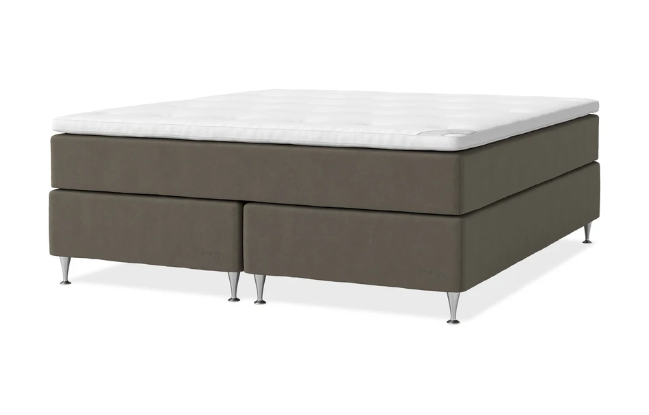 Energy Exclusive - Kontinentalsäng, dubbelsäng med bäddmadrass Energy Exclusive - Brun