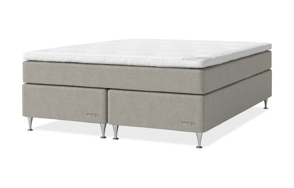 Energy Comfort - Kontinentalsäng, dubbelsäng med bäddmadrass Energy Comfort - Beige
