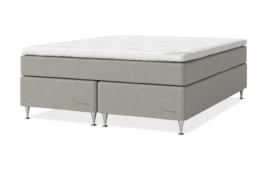 Energy Comfort - Kontinentalsäng, dubbelsäng med bäddmadrass Energy Comfort - Beige