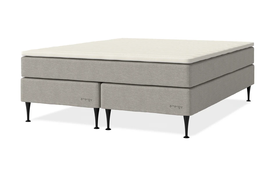 Energy Plus Comfort - Kontinentalsäng, dubbelsäng med bäddmadrass Aktsam - Beige