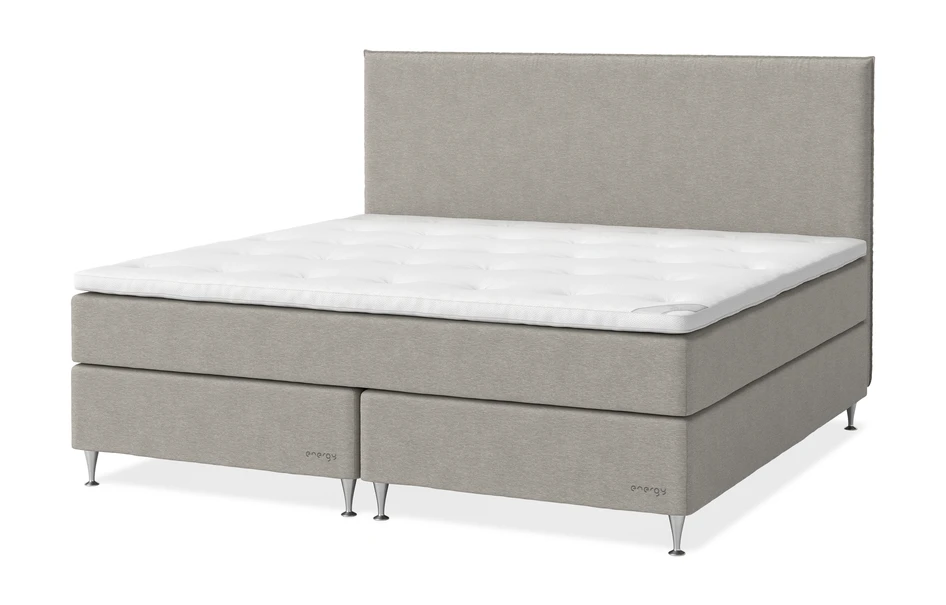 Energy Exclusive - Kontinentalsäng, dubbelsäng med bäddmadrass Energy Exclusive - Beige