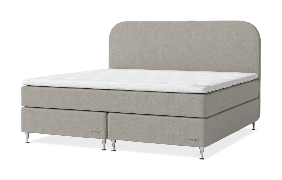 Energy Exclusive - Kontinentalsäng, dubbelsäng med bäddmadrass Energy Exclusive - Beige