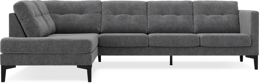 Rio - 3-sits soffa med divan vänster - Grå