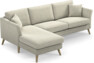 Eden - 2,5-sits soffa med schäslong - Beige