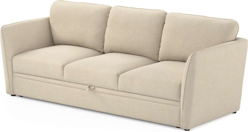 Öland - Bäddsoffa 3-sits, längsbäddad - Beige
