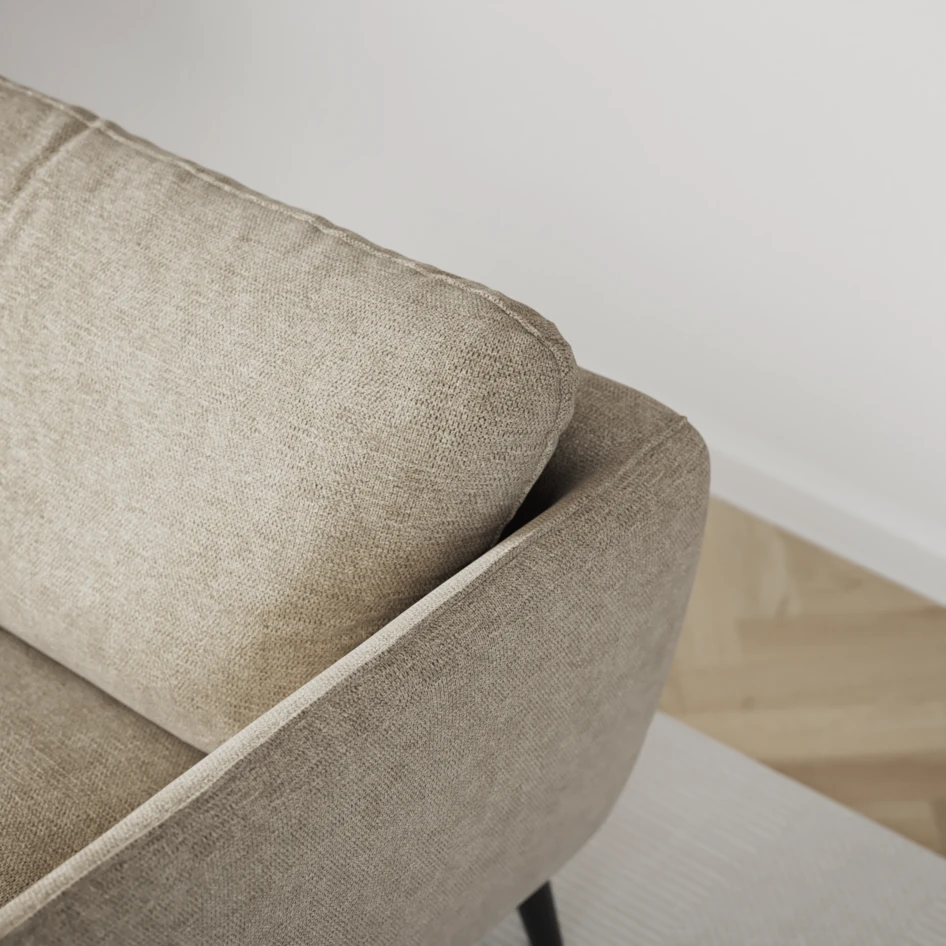 Madison Lux - Hörnsoffa med schäslong höger - Beige