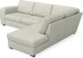 Friday - 2,5-sits soffa med divan höger - Beige