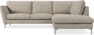 Madison Lux - 2-sits soffa med divan höger - Vit