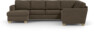 Friday - Hörnsoffa, 3+2-sits med schäslong vänster - Brun