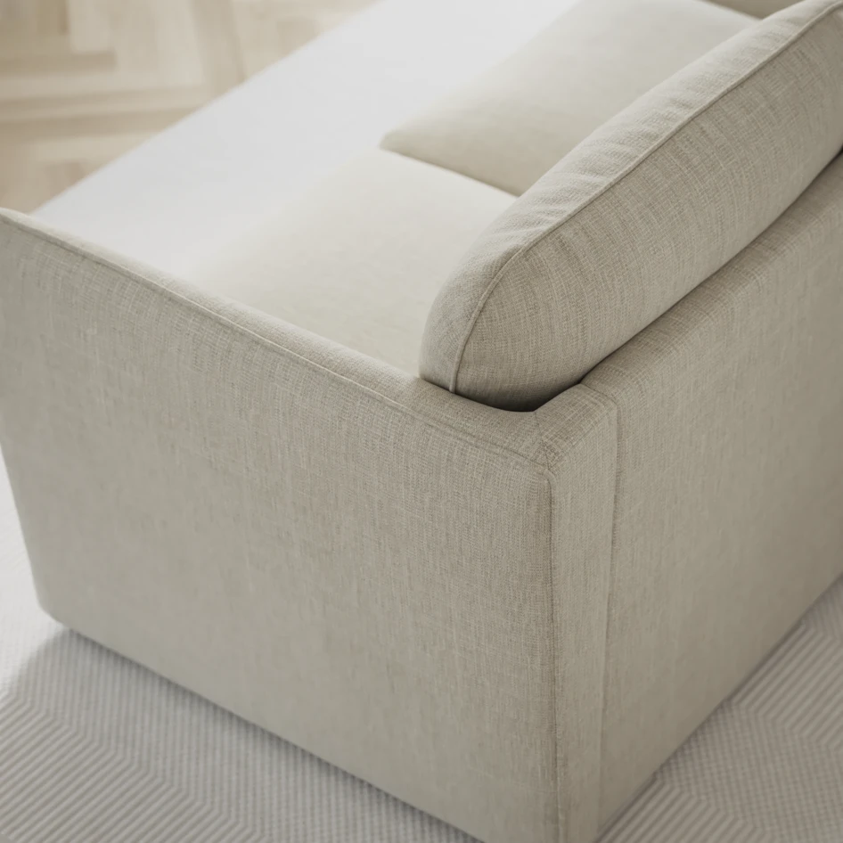 Öland - Bäddsoffa med schäslong vänster och divan höger - Beige