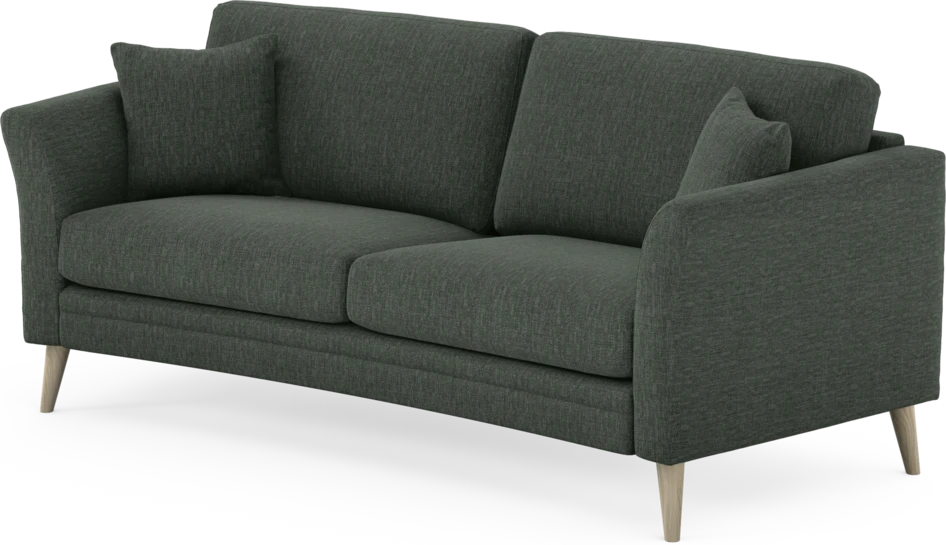 Eden - 2,5-sits soffa svängd - Grön
