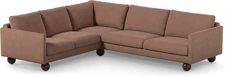 Madison Lux - Hörnsoffa 2+3-sits, hörn 1 - Rosa