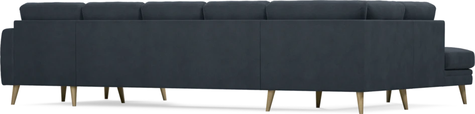 Eden - 3-sits soffa med divan vänster och schäslong höger - Blå