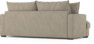Mila - 3-sits soffa, hel dyna - Beige