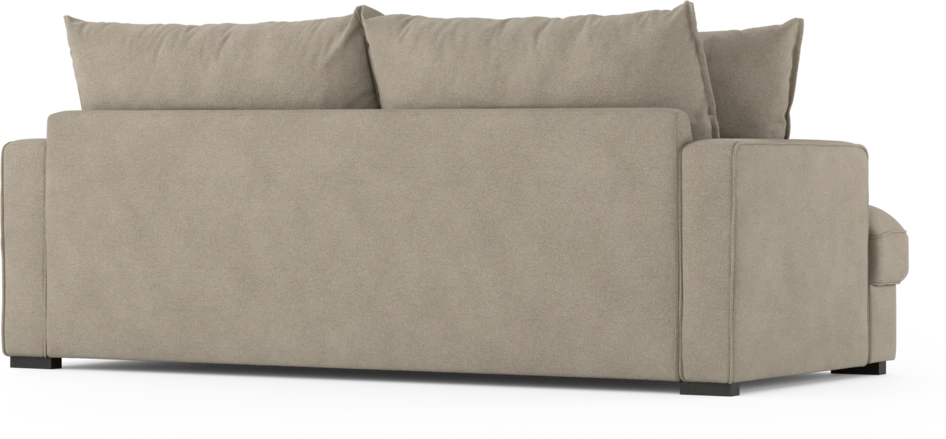Mila - 3-sits soffa, hel dyna - Beige