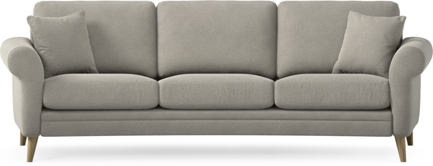 Eden - 3-sits soffa svängd - Grå