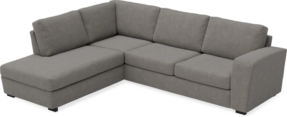 Friday - 2,5-sits soffa med divan vänster - Grå