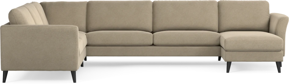 Bridge - Hörnsoffa, 2+3-sits med schäslong höger - Beige