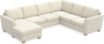 Friday - Hörnsoffa, 3+2-sits med schäslong vänster - Beige