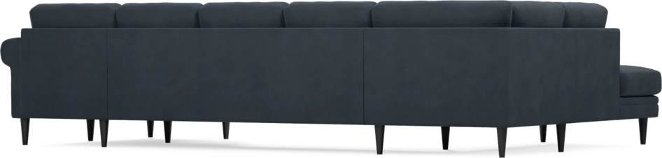 Eden - 3-sits soffa med divan vänster och schäslong höger - Blå