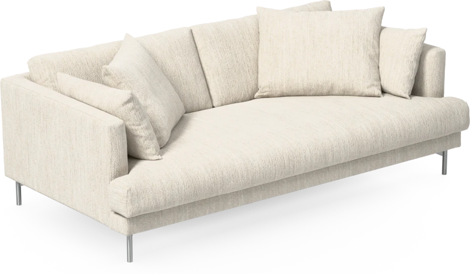 Harper - 3-sits soffa, hel dyna - Vit