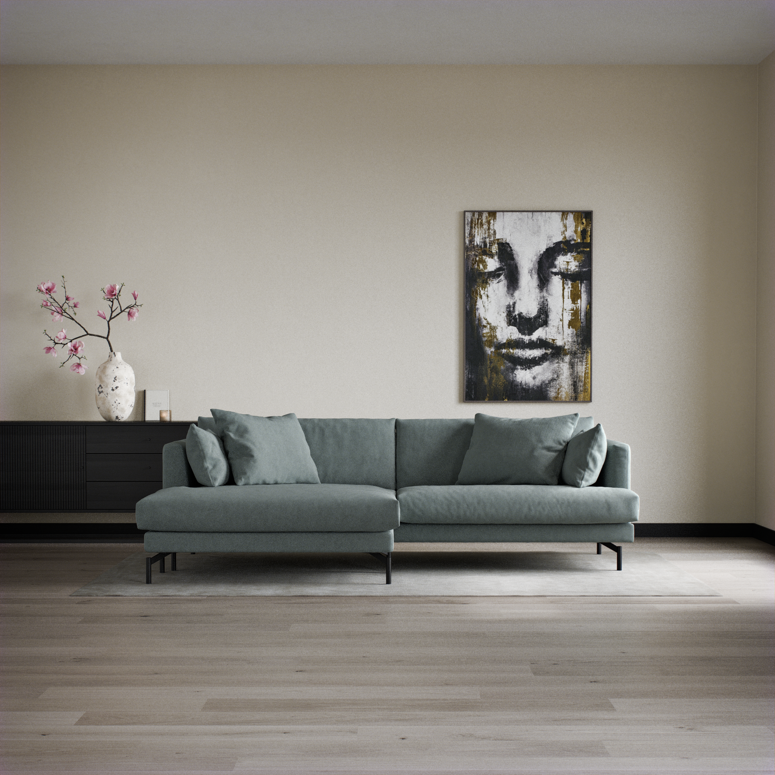 Harper - 4-sits med schäslong XL vänster - inspiration