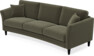 Eden - 3-sits svängd - Brun