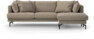 Harper - 4-sits med schäslong höger  - Beige