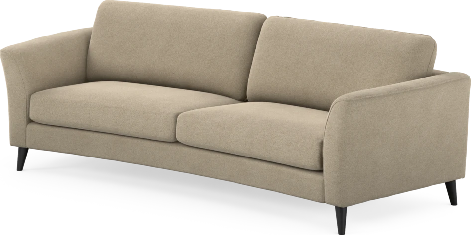 Bridge - 3-sits soffa svängd - Beige