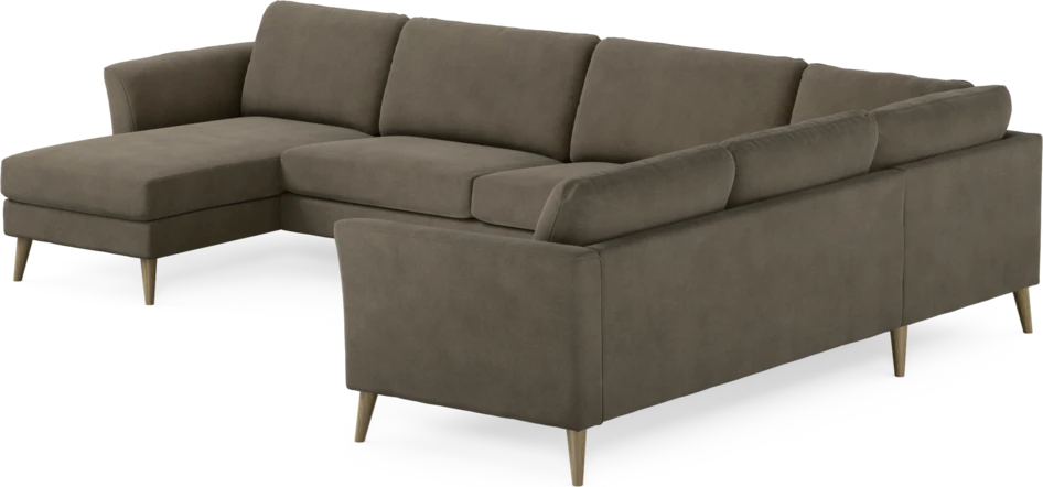 Bridge - Hörnsoffa, 3+2-sits med schäslong vänster - Beige