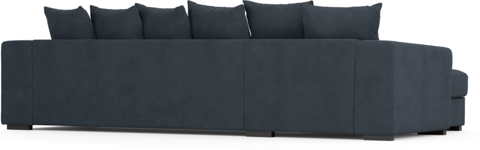Town - 3-sits soffa med schäslong vänster - Blå
