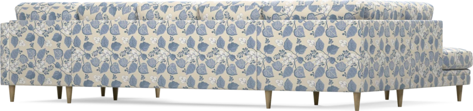 Eden - 3-sits soffa med divan vänster och schäslong höger - Flerfärgad