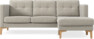 Rio - 3-sits soffa med schäslong höger - Beige