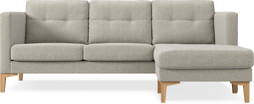 Rio - 3-sits soffa med schäslong höger - Beige