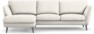 Madison Lux - 2-sits soffa med schäslong vänster - Beige